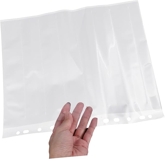 10pcs Film Negative Storage Sleeves Document Bags for of Important Photos and Negatives for Collectors and Family