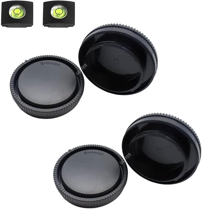 Body Cap + Rear Lens Cap Cover for Sony Alpha E Mount A7R V A7R IV A7R III A7R II A7R/A7 IV A7 III A7 II A7/A7C II A7C/A7S III A7S II A7S / A9 III A9 II A7RV A7RIV A7RIII A7IV A7III Camera & Lens