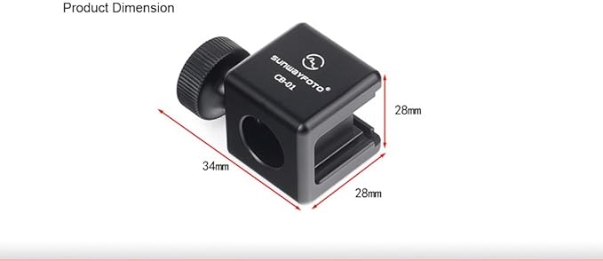 Sunwayfoto CB-01 Cold Shoe Accessory Adapter for Smartphone / Microphone