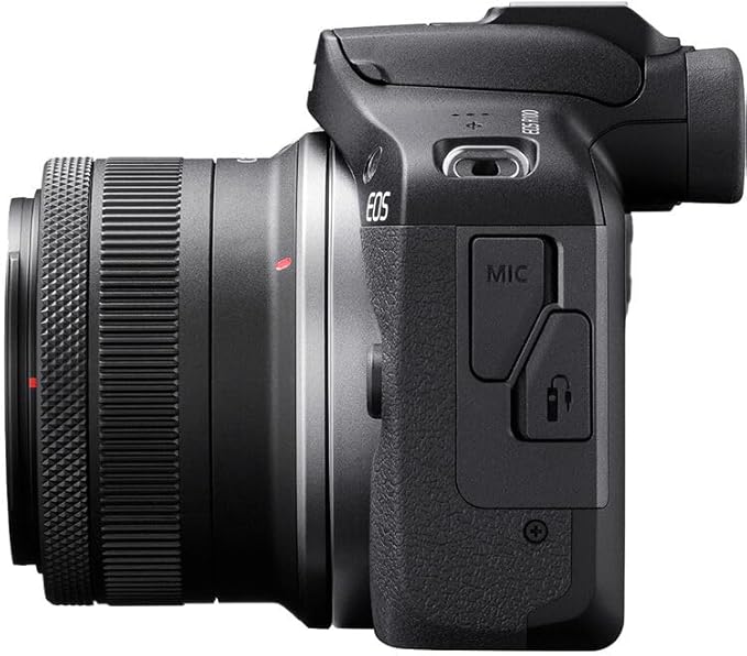 Canon EOS R100 Mirrorless Camera with 18-45mm Lens Bundle | 24.2MP APS-C Sensor, Dual Pixel AF & 4K Video | Great for Beginners, Travel, & Family Photography (6052C012) + 64GB Card + Bag + More