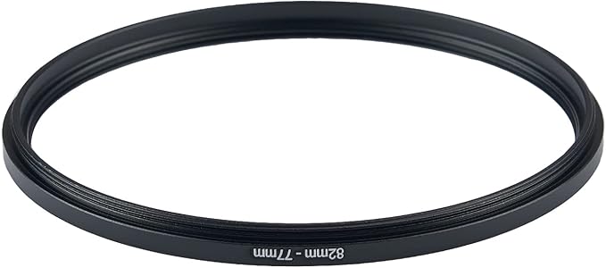 82mm to 77mm Step-Down Rings Filter Adapter for All Brands UV ND CPL Metal Step-Down Rings Adapter Filter