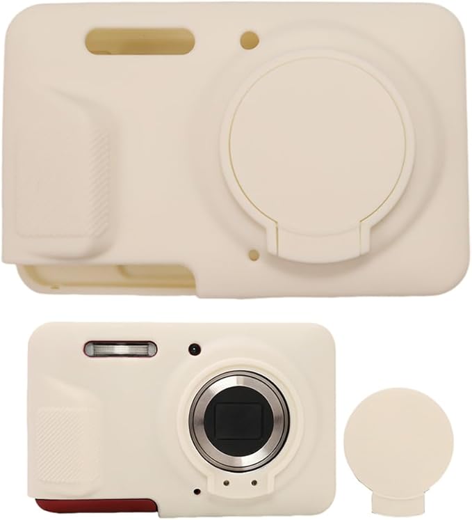AEXUTDA Case Compatible for Kodak FZ55 Camera, Lightweight FZ55 Body Skin, Soft Silicone Scratch Resistant Ultra-Thin Protective case FZ55,Misty White