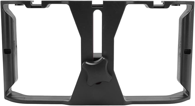 Smartphone Video Rig, Phone Video Cage, Expandable Clamp up to 100mm with 1/4 Inch Screw Holes for Live Filmmaking