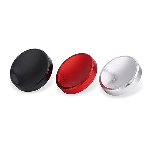 WALFRONT 3Pcs Aluminum Alloy Camera Shutter Buttons, Premium Ergonomic Release Push Pins, Improved Grip and Vibration Reduction for DSLR and Mirrorless Cameras
