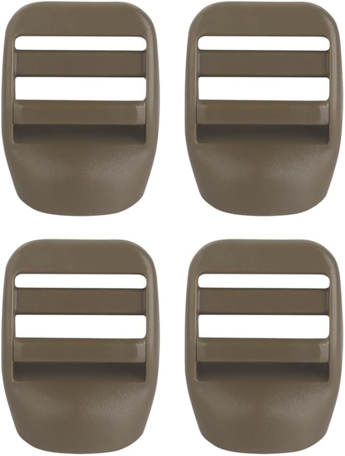1 Inch Ladder Lock Buckles, Set of 8, Tactical Belts and Webbing Straps Replacement