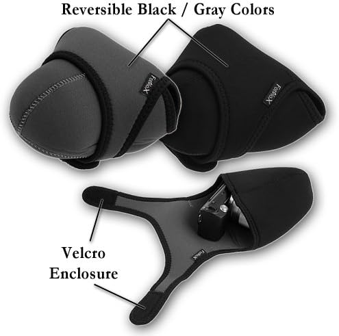 Fotodiox Neoprene Camera Sleeve (Small) Compatible with Small DSLR and Mirrorless Cameras