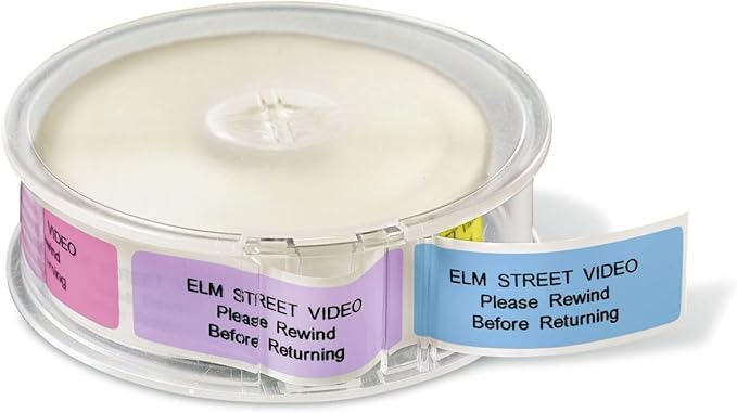 Colorful Images Pastel Multicolor Rolled Return Address Mailing Labels with Dispenser, Customize with Name & Shipping Address, 500 Self Adhesive, Easy Peel Sticker Label Roll, 3/4" x 2 1/2"