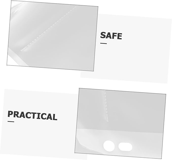 10pcs Archival Photo Sleeves Negative Sleeves for Film Dry Erase Pockets Heavy Duty Protectors