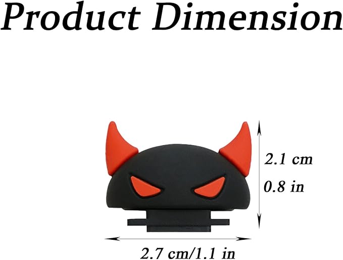 2 Pcs Camera Hot Shoe Boot Cover Cap Protector for Sony Canon Nikon Fuji (Devil)