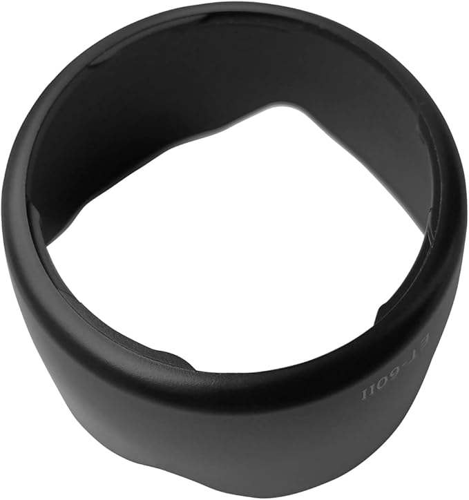 ET-60 Lens Hood Shade for Canon EF 75-300mm f/4-5.6 III,EF 75-300mm f4-5.6 III USM,EF-S 55-250mm f4-5.6IS II,EF-S 55-250mm f/4-5.6 is(Not for is STM),HUIPUXIANG 58mm Lens Hood