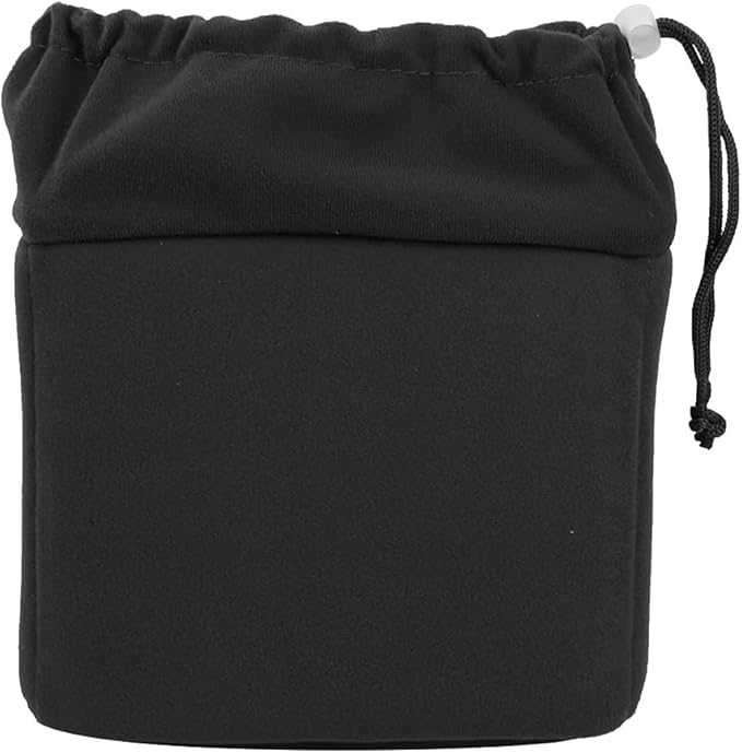 Fydun Camera Insert Bag Camera Carrying Case Shockproof DSLR Camera Lens Insert Bag Padded Case with Nylon Material (Black)