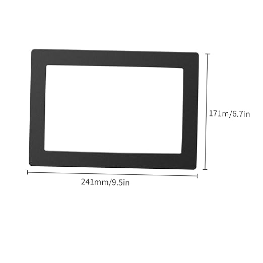 Resin 3D Printer Protective Film Black LCD Gasket 9.5 x 6.7 inch Stick On Gasket Screen Protector Compatible with Saturn 8.9 Inch LCD Resin 3D Printer Screen (10pcs)