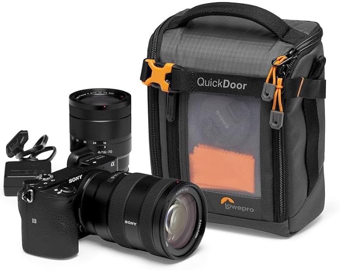 Kameratasche Lowepro GearUp Creator Box für spiegellose Oder DSLR-Kamera mit Zugriff über QuickDoor und anpassbaren Fachteilern für spiegellose Kameras wie Sony α9 - LP37348-PWW