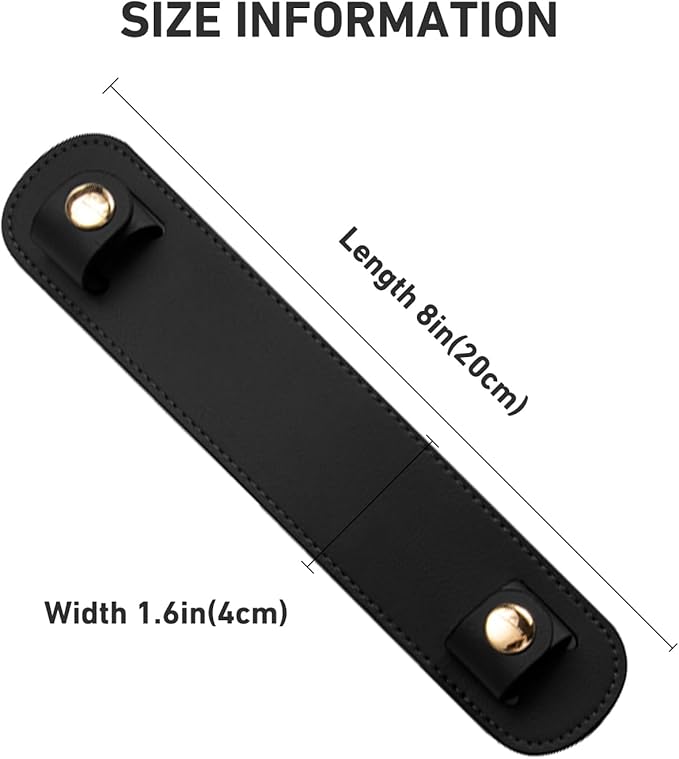 Shoulder Strap Pad Replacement,Microfiber Leather Strap Pads Detachable Cover for Tote Bag