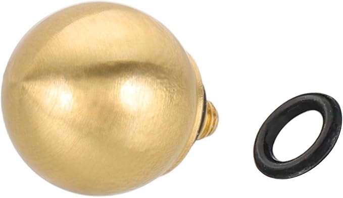 PATIKIL Camera Shutter Button, 10mm Ball Shape Shutter Release Button Pure Copper Camera Buttons for Fujifilm XT5 XT30 XT20 XT4 XE2 XE4, Yellow