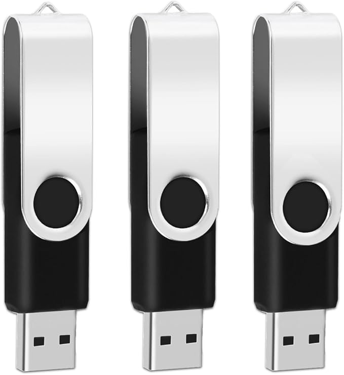 2GB Bulk Flash Drives 100 Pack, EASTBULL USB2.0 Bulk USB Drives Pack Thumb Drive Bulk USB Drive for Data Storage (Black, 100 Units)