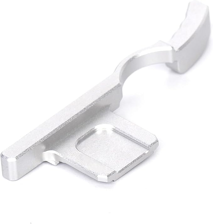 RX1R III Metal Thumb UP Grip for Sony RX1RIII RX1R3 RX1RM3 Digital Camera, Hot Shoe Full-Coverage Thumb Rest Support Holder, Not Affect The Use of Camera Buttons, Dial (Silvery)