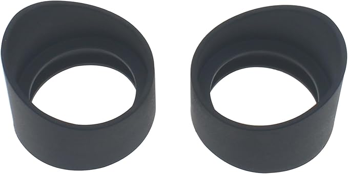 FDXGYH 2 Pcs Eyepiece Eye Cup Soft Rubber Eyepiece Cover Guard for 32-35mm Stereo Microscope Telescope