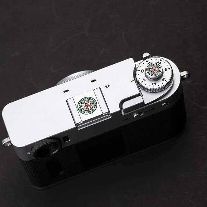Chinese Mahjong Camera Shutter Button and Camera hot Shoe Cover, Suitable for Fuji XE3/XE4/XT100/XT200/XT20/XT30/XT4/XT5/XPRO2/XPRO3/Nikon ZF (Chinese Mahjong Shutter Button and hot Shoe Cover)