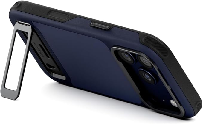 Tilta Khronos Lite Case Compatible with iPhone 17 Pro | Lightweight Mobile Cage | Kickstand | Magnetic Mounts | Metal Lens Frame | Professional Smartphone Rig – Navy Blue