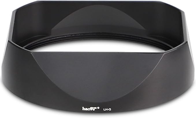 Haoge Metal Square Lens Hood for Leica Q3 Q3-43 Camera Accessories Black LH-LQ343B