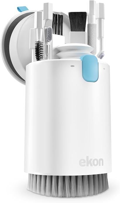 Ekon Unisex Adulto Multifunctional Cleaning Kit di Pulizia per Device, Bianco, White, Einheitsgröße