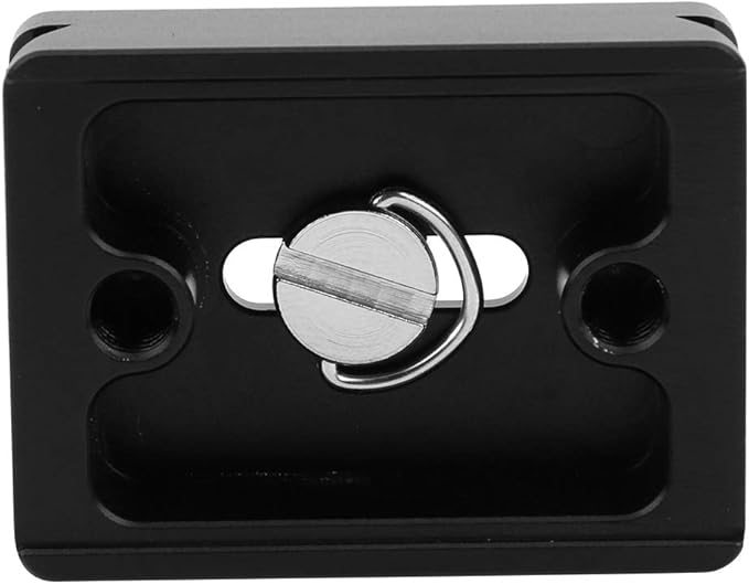 Quick Release Plate, Camera Quick Release Plate with Screw Hole for Lab S Crane 2 Crane 3, Increase 1.5CM, Black.