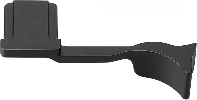 Metal Thumb Grip with Hot Shoe Cover for Leica Q3, Q3 (43) Camera Hot Shoe Thumb Hand Grip Photography Accessories (Black)