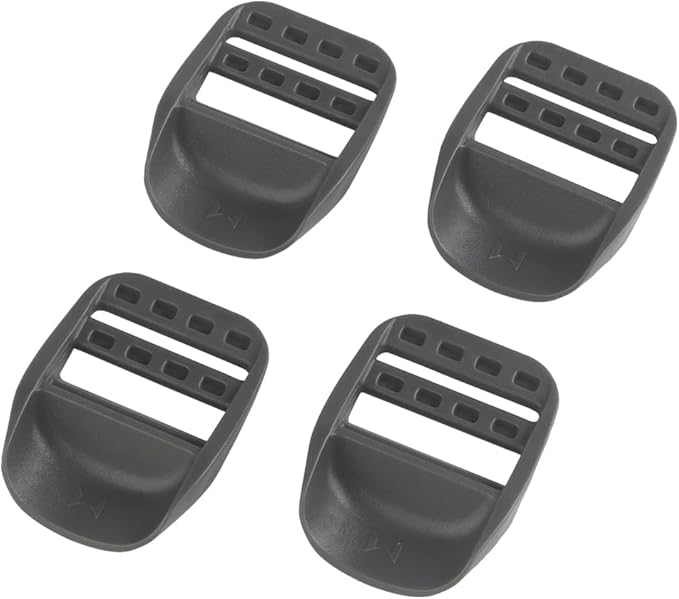 1 Inch Ladder Lock Buckles, Set of 8, Tactical Belts and Webbing Straps Replacement