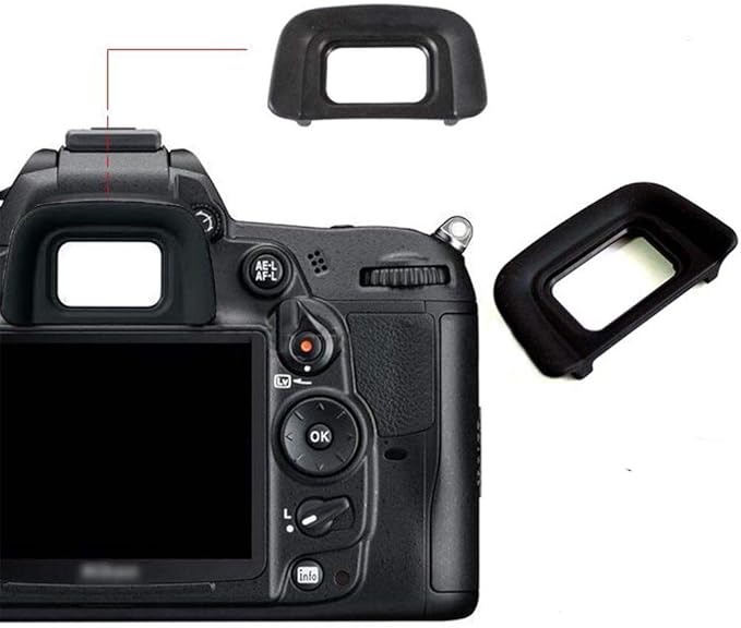 Shenligod (2pcs) DK-20 Viewfinder Eyecup Eyepiece for Nikon D50 D60 D70 D3100 D3200 D5100 D5200 Camera