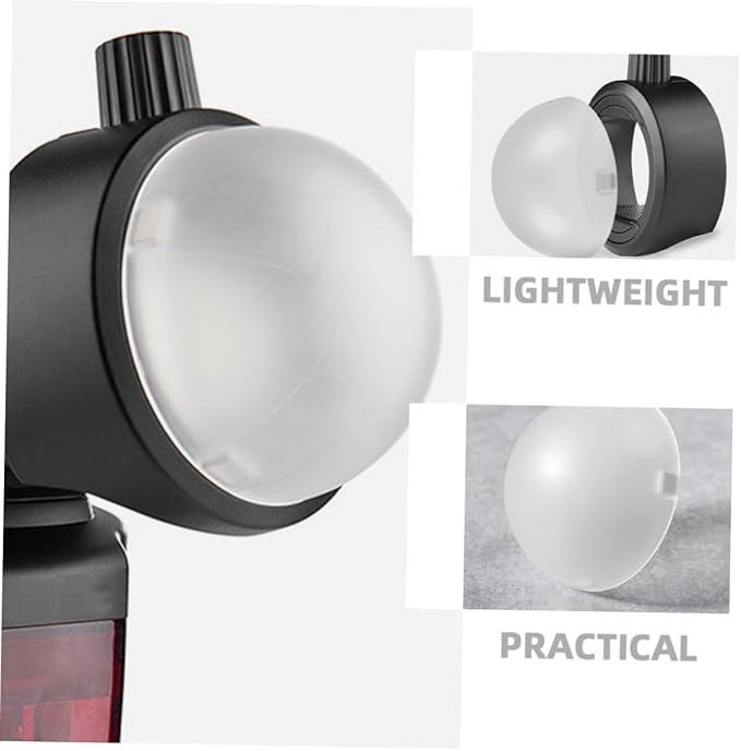 Camera Flash Dome Diffuser Light Softbox for Photography Flexible Lightweight Softening Cover for and Studio Use Portrait Lighting and Reduces Harsh Shadows