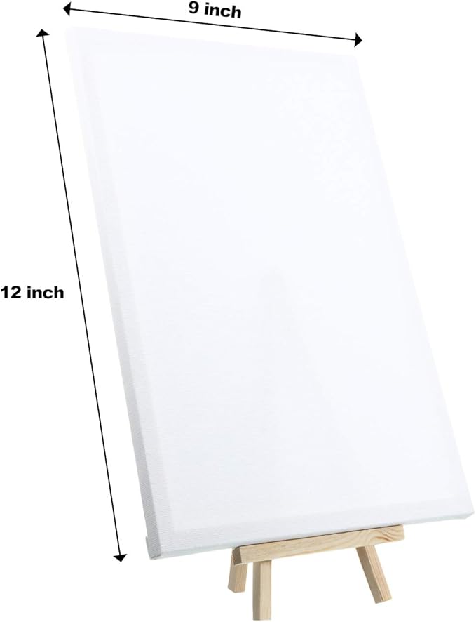 24 Pack Mini Wood Display Easel (8 Inch)
