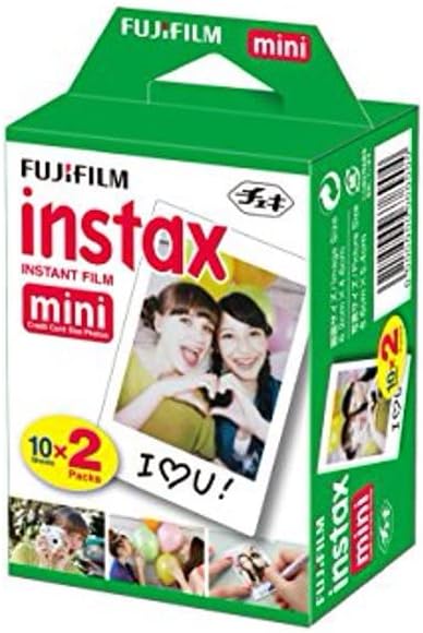 Fujifilm Instax Mini 12 Instant Camera Pastel Blue with Film Value Pack (40 Sheets) + Accessories Including Galaxy Carrying Case Strap, Photo Album, Stickers (Pastel Blue), Compact