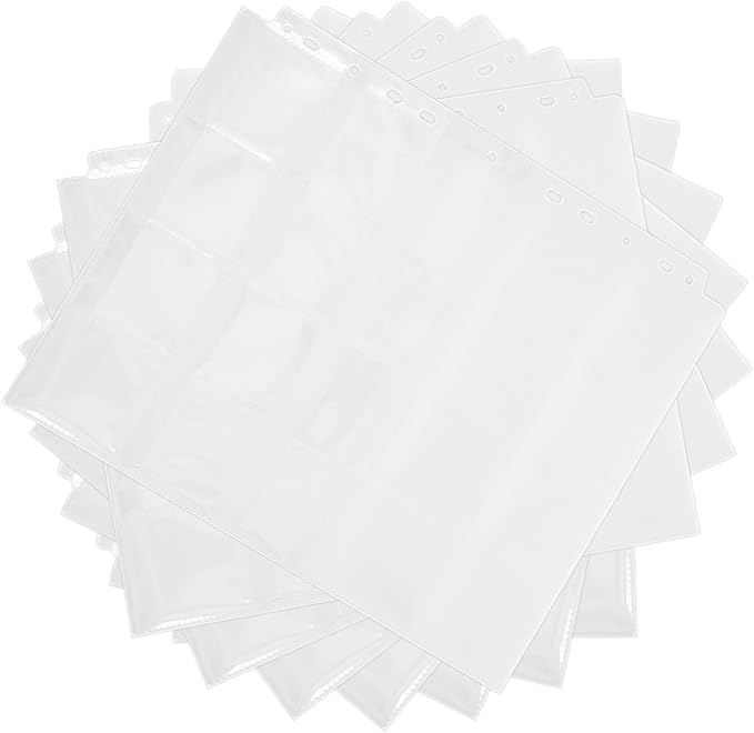 30pcs Negative Film Storage Sleeves Acid Binder Pages for Film Protection and Organization
