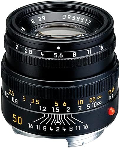 Leica Summicron-M 50mm f/2 Lens (11826) + 64GB Memory Card + Backpack + Full Size Monopod + Cleaning Set + Cap Keeper + Hand Strap