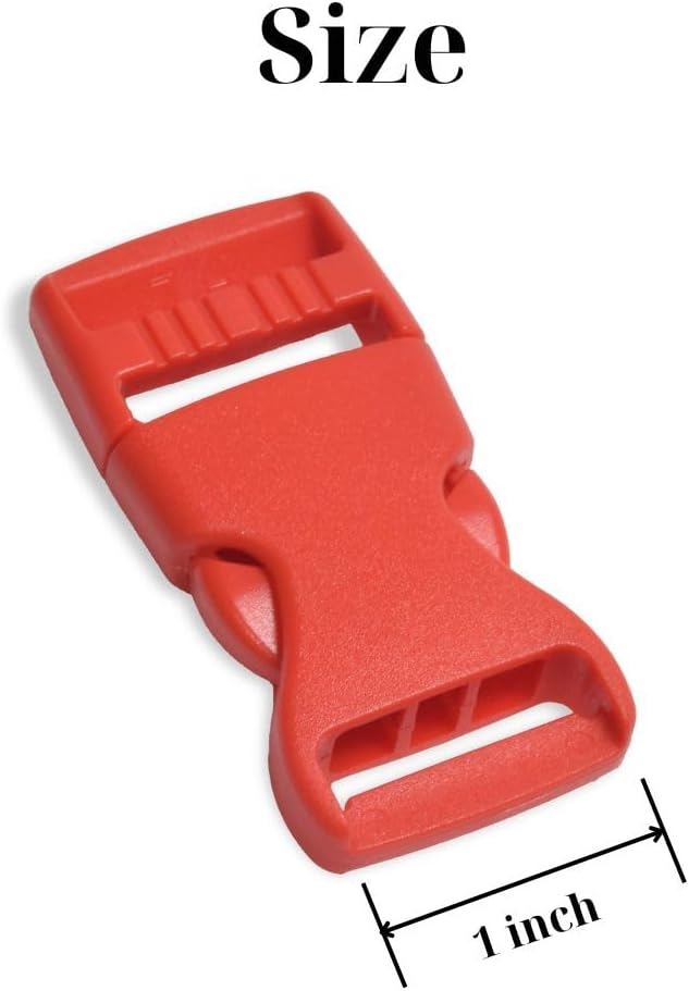 Buckles for Straps Set of 4 Pcs Plastic Buckle Clip Quick Side Release Plastic Fastener
