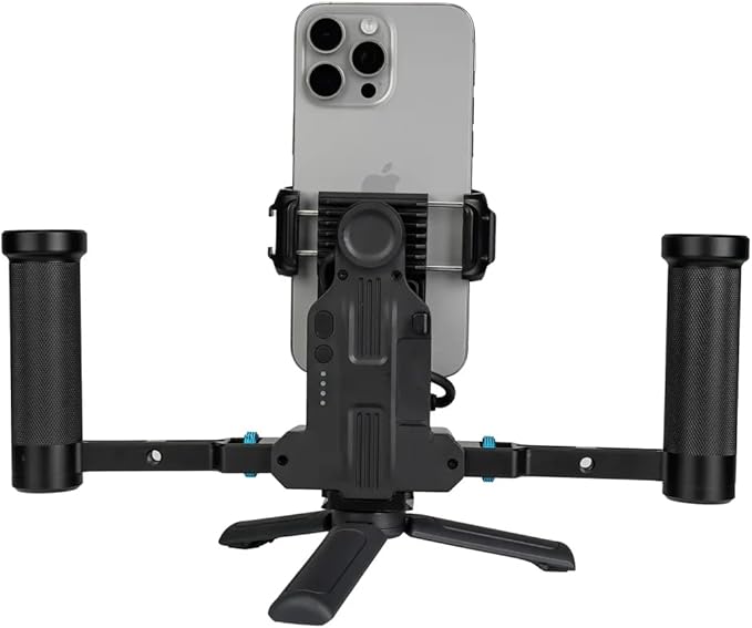 FeiyuTech Phone Video Rig Pro for iPhone 17 16 15 Pro/Pro Max - ProRes 4K Filmmaking Cage with External Storage Hub,Cooling Fan,Battery Extension,USB-C Expansion for Professional iPhone Video Create
