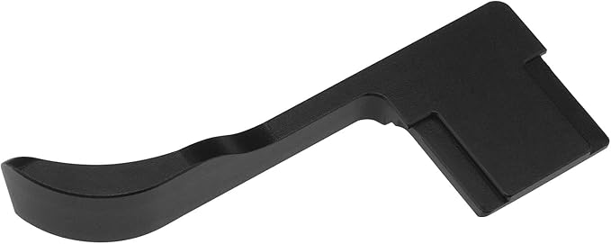 Camera Thumb Handle 1/4 in Screw Thumb Up Grip Metal Cold Shoe Up Rest Handle Aluminum Alloy Compatible with Sony A7C Camera Upgrade Accessories, Black