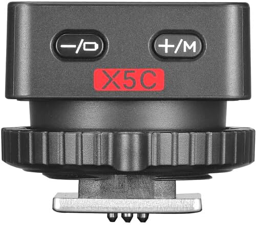 Godox X5C X5 C TTL Wireless Flash Trigger for Canon, GODOX X5-C for IT32 Mini TTL Flash, Hotshoe & Trigger in One, Flexible Magnetic Design, Instant Wireless Communication Without Manual Pairing