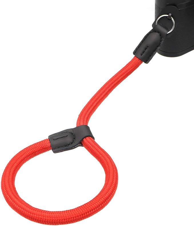 HITHUT Adjustable Rope Camera Wrist Strap Hand Strap for SLR DSLR Digital Mirrorless Cameras Red