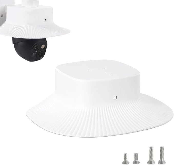 Outdoor Rain Cover for Solar Security Cameras, Compatible with Eufy S340, Dustproof and UV Resistant