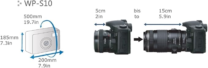 DiCAPac WP-S10 Pro DSLR Camera Series Waterproof Case