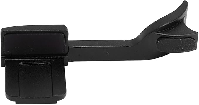 Dpofirs Aluminum Alloy Thumb Up Grip for Q2, CNC Machined Hot Shoe Hand Grip for Better Balance & OneHanded Operation (Black)