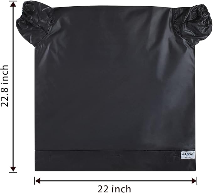 Darkroom Equipment eTone Film Changing Bag Camera Dedicated Film Developing Darkroom Zipper Bag Double Layer Load Photography 22X22.8'' Photography Accessories (M)