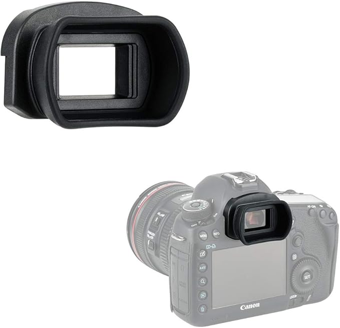Kiwifotos Long Soft Viewfinder Eyecup Eyepiece for Canon EOS 5D Mark IV 5D Mark III 5DS R 5DS 7D 7D Mark II 1Dx Mark II 1Ds Mark III 1D Mark IV 1D Mark III