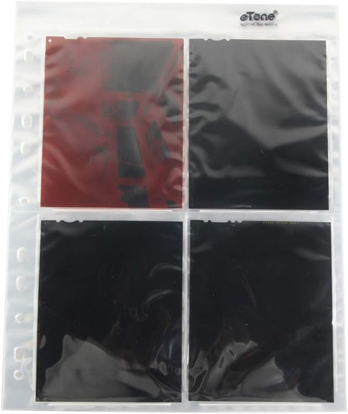 50x eTone Archival Storage Sheets 4x5 Negative Page Preservers (50X45)