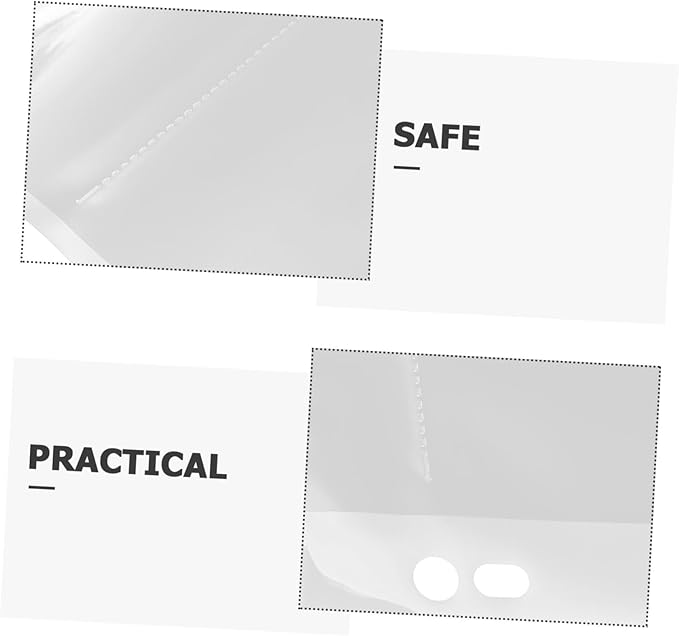 10pcs Archival Film Storage Protective Film Negative Pages Dry Erase Pocket Sleeves Document Holder for