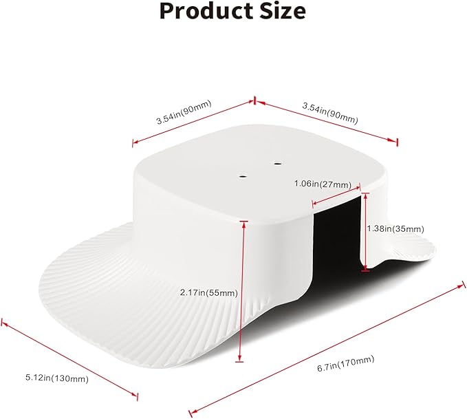 Rain Cover for Eufy Security SoloCam S340, Protective Weather Shield for Outdoor Use (Camera Not Included)