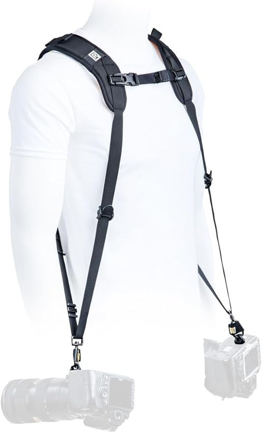 BLACKRAPID Double X extra Comfort Camera Strap, Design For One Or Two SLR, DSLR, Mirrorless Cameras