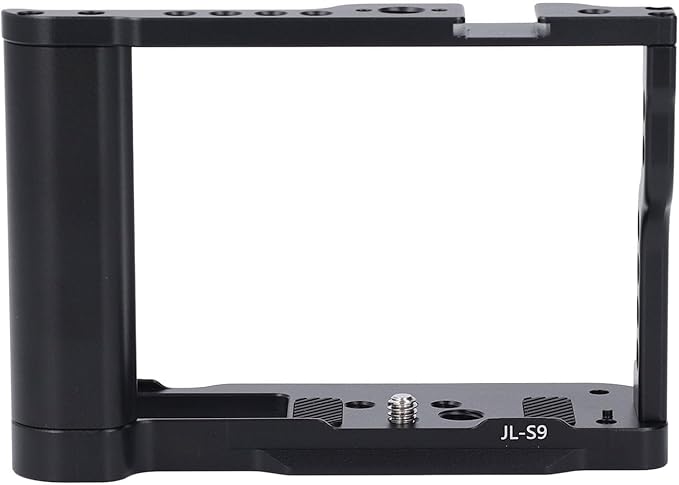 Qiilu Camera Rig for S9 Aluminum Alloy Camera Cage for Video Production with Cold Shoe Mount and MultiDevice Support Rewritten